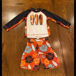Nice Swim Suit Set - Surf Board Theme